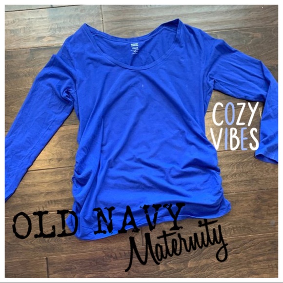 Old Navy Tops - Old Navy fitted MATERNITY long sleeve top LARGE